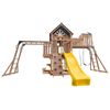 Lifespan Kids Kensington Swing Set Cubby Play Centre with 2.2m Yellow Slide