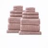 14pc Renee Taylor Aireys 650gsm Zero Twist Towel Set Cherwood