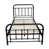 Metallica  Single Bed Size Metal Frame Platform Mattress Base Black