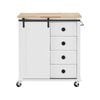 South Hampton 4 Drawer 1 Door Kitchen Trolley