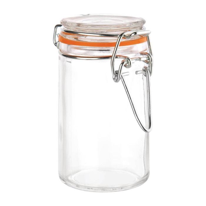 Vogue Terrine Jar Mini Glass 12 Pack 70ml Food Storage