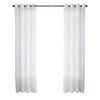 Smart Home Products 220 - 270 x 223cm White Coco Net Eyelet Curtain - 2 Pack