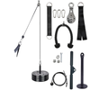 NNEOBA Fitness Pulley Cable Machine System Black