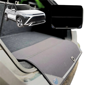 Rear Cargo Boot Bumper Protector for Hyundai Kona 2023 - Current (SX2 Petrol) - Standard(72*55) - Black