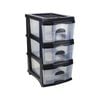Taurus A3 Charcoal 3 Drawer Storage
