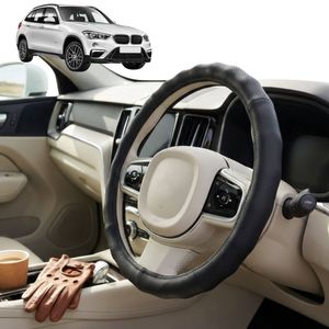 Australian Goose Steering Wheel Cover for BMW X1 2016 - 2022 (F48) Circle Black