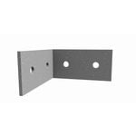 Dunnings 130 x 130 x 65 x 5mm M12 Galvanised Angle Bracket