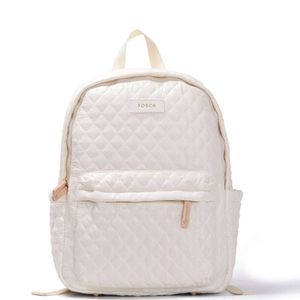 Tosca Metro Quilted Oxford Lightweight Travel 15" Laptop Backpack Mushroom
