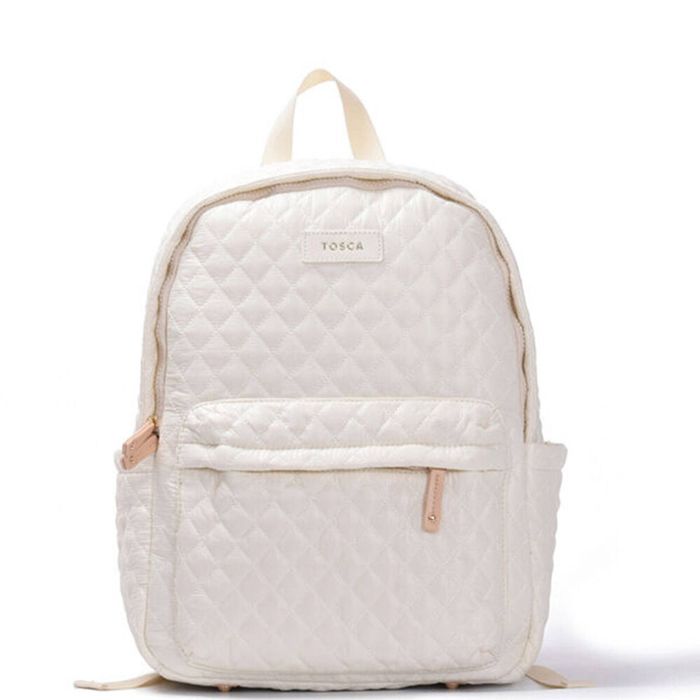 Tosca Metro Quilted Oxford Lightweight Travel 15" Laptop Backpack Mushroom