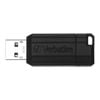 Verbatim Pinstripe USB Flash Drive 64 GB - Black [49065]