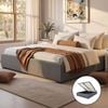 Artiss Bed Frame King Gas Lift Beds Base Fabric
