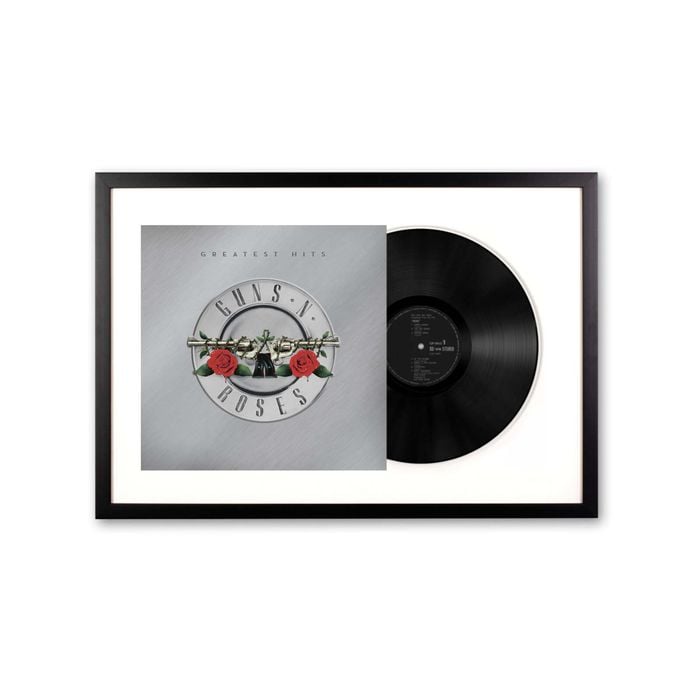 Framed Guns N Roses Greatest Hits - Double Vinyl Album Art