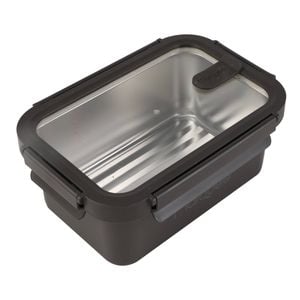 Marquee 1.6L Black Stainless Steel Food Container