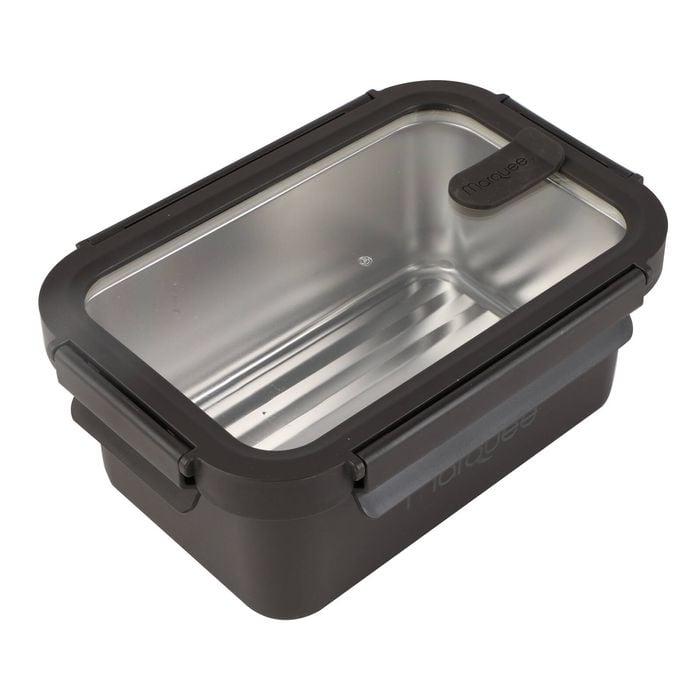 Marquee 1.6L Black Stainless Steel Food Container