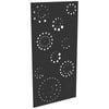 ProtectorAl 300-1200w x 1201-2400h Dark Charcoal/Gloss White Fireworks Unframed Composite Deco Panel