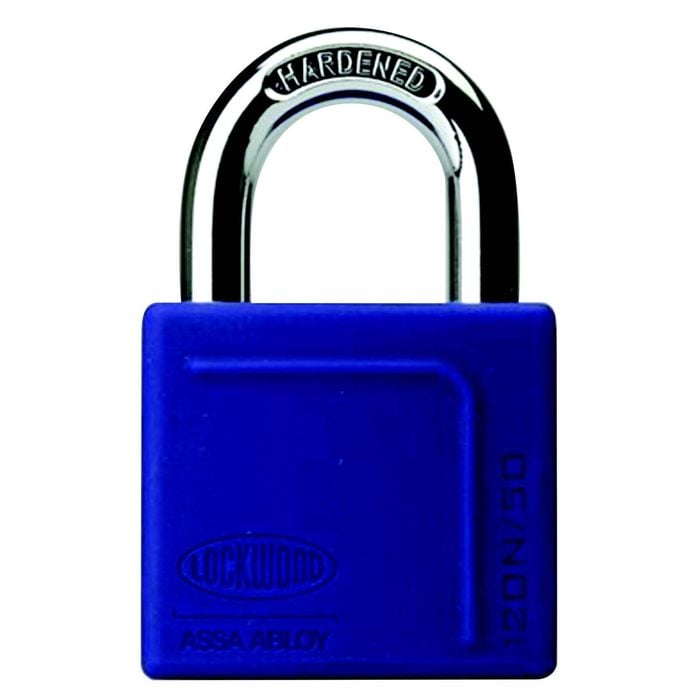 Lockwood 50mm Solid Brass 120N Series Padlock with Silicone Cover