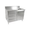 Modular Systems Cabinet With Right Sink - 1200mm W x 600mm D x 1050mm H
