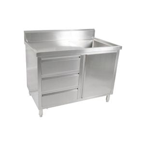 Modular Systems Cabinet With Right Sink Sc-6-1200r-h