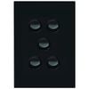 HPM VIVO 5 Gang Wall Switch - Grey