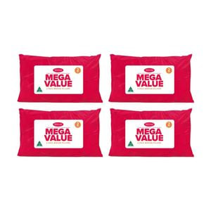 4x 2pc Tontine Mega Value Medium Height and Softness Pillows Standard