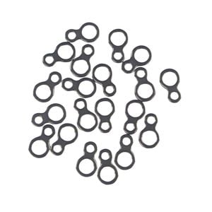 Swimerz 180kg/400lb Solid Double Rings, 20 Pack