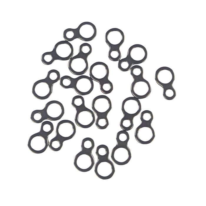 Swimerz 180kg/400lb Solid Double Rings, 20 Pack