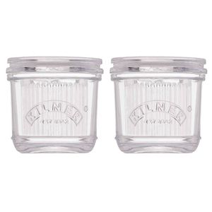 Kilner Glass Butter Crock | 200ml Set of 2