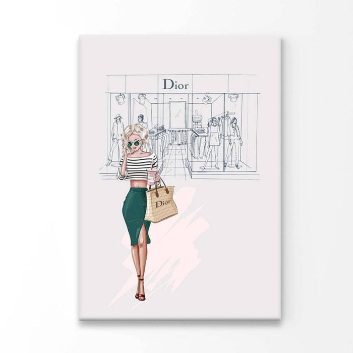 Fashion Store, Lady Print 100% Australian Made 60 x 90cm (Acrylic)