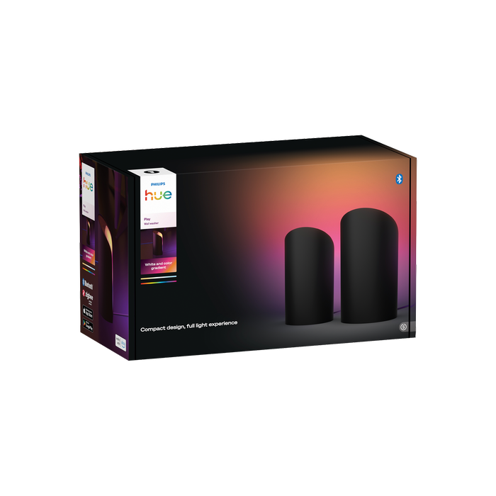 Philips Hue Wall Wash LED Colour Smart Light 2 Pack