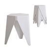 Artiss Puzzle Stool Bar Stools White 4x