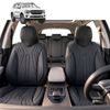 Australian Goose Front Seat Covers for Ford Everest 2022 - Current (UB) - PU Leather, Black (2pc)