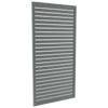 ProtectorAl 300-1000W X 1001-2000H Monument Aluminium Welded Slat Panel Horizontal 9mm Gap