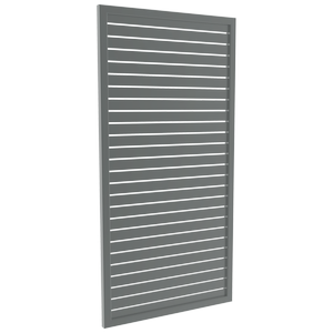 ProtectorAl 300-1000W X 1001-2000H Monument Aluminium Welded Slat Panel Horizontal 9mm Gap