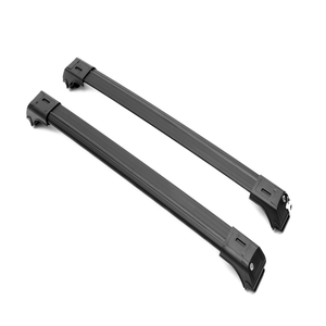 Skybar V1 Roof Racks Volkswagen Amarok  with Raised Rails  (2023  - onwards) - Black