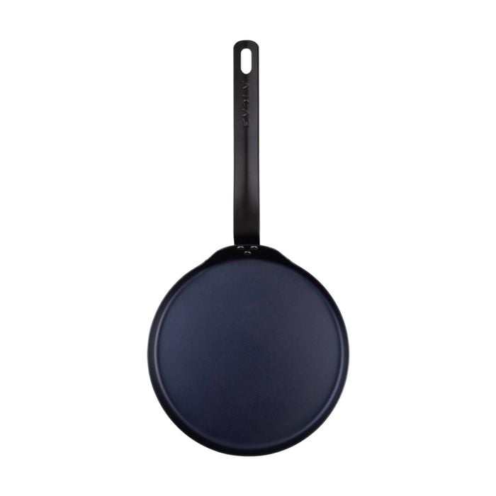 Evolv Pre-seasoned Heavy Gauge Fast Heat Carbon Steel Crepe Pan 24cm