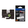 Brother 12mm Black on White TZe-FX231 Flexible ID Labelling Tape