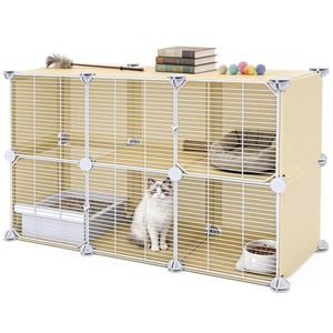 Advwin Cat Cage With Cat Litter Box Diy Cat Enclosures Cat Condo House