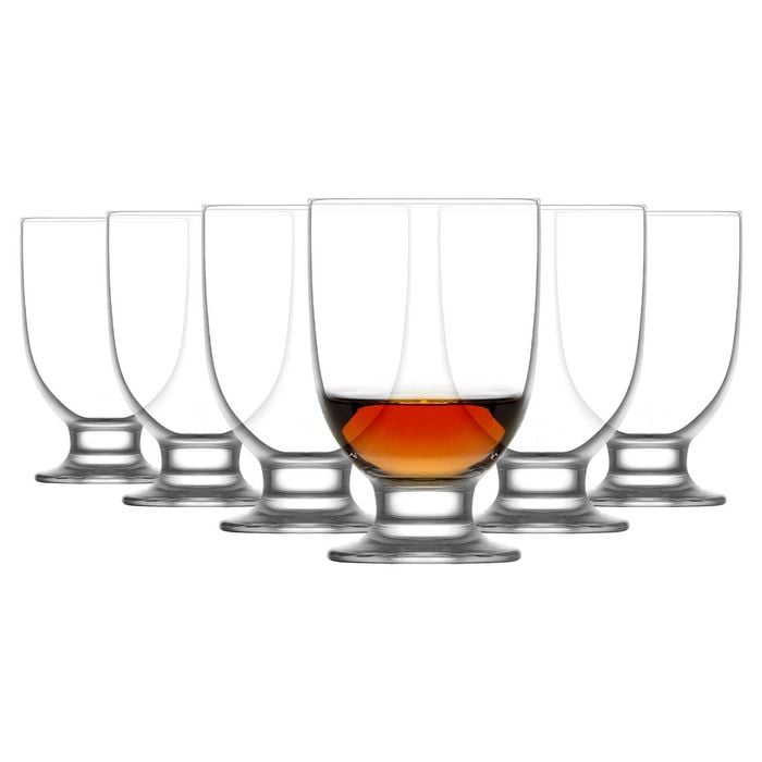 LAV Tokyo Glass Footed Tumblers - 290ml - Pack of 6