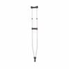 Premium Underarm Crutches Pair - Lightweight & Adjustable Support - Tall