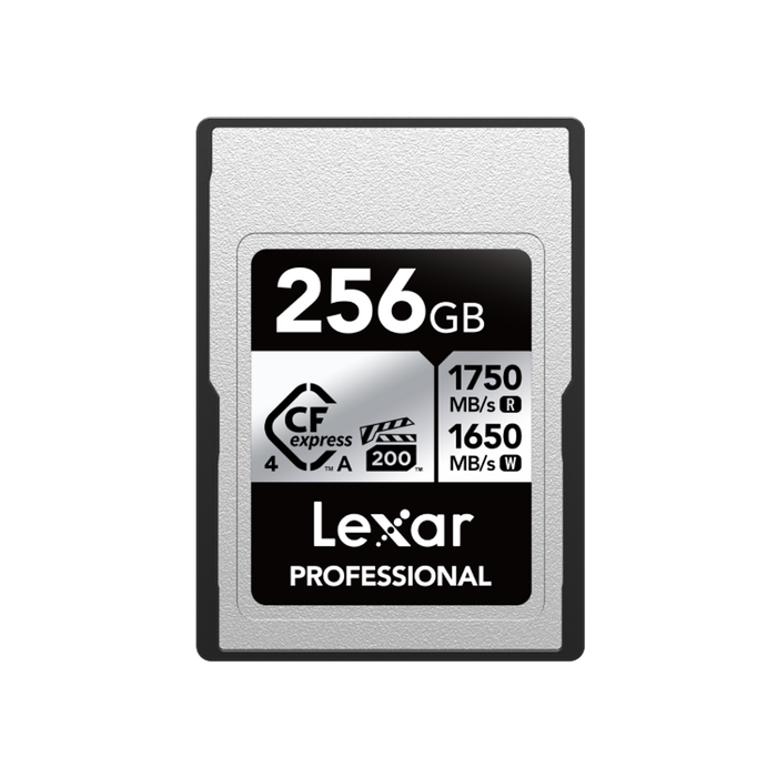Lexar Pro 256GB TYPE A SILVER CFExpress Card 800MB/s