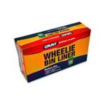Grunt 120L Medium Wheelie Bin Liners - 20 Pack