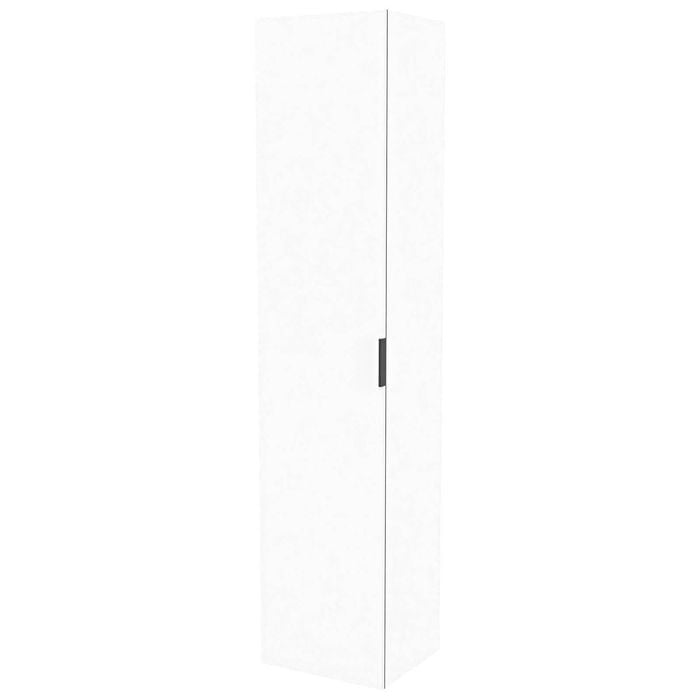 Lugna 2048 x 450 x 380mm White 3 Shelf 3 Drawer Wardrobe Unit