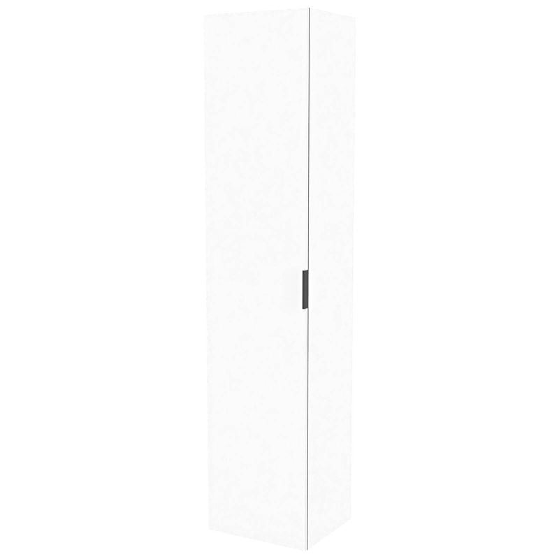 Lugna 2048 x 450 x 380mm White 3 Shelf 3 Drawer Wardrobe Unit
