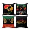 Catzon 4 Pcs Abstract Throw Pillow Covers Linen Modern Art Decor Pillowcase-Set 4