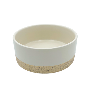 Baxter Bone Cream Ceramic Dipped Fleck Pet Bowl