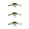 3x 13 Fishing 60mm Jabber Jaw Deep Crankbait Fishing Lures - Truffle Butter