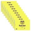 10pk Spirax 534 Sketch Book A4 Art/drawing Stationery 40-pages Landscape Yellow