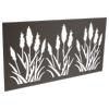 ProtectorAl 300-1200w x 1201-2400h Satin Black Bullrush Unframed Solid Aluminium Decorative Panel 