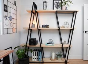 DIY Step Image - D.I.Y. industrial wooden bookshelf . Blob storage upload.