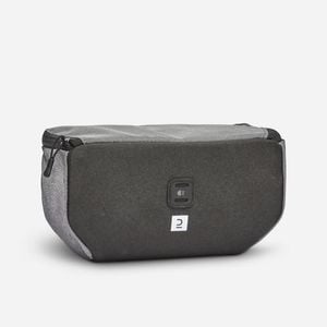 Decathlon - Kids' Front Bike Bag - Black/grey - One Size